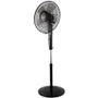 Grunkel Ventilador de Pie FAN-N16ECOTIMER con Temporizador y Altura Ajustable Negro